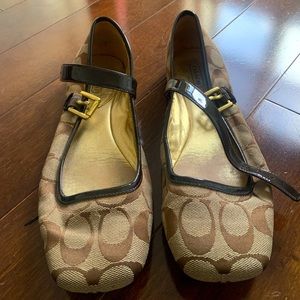 Coach Emme ballerina flats 7.5 US